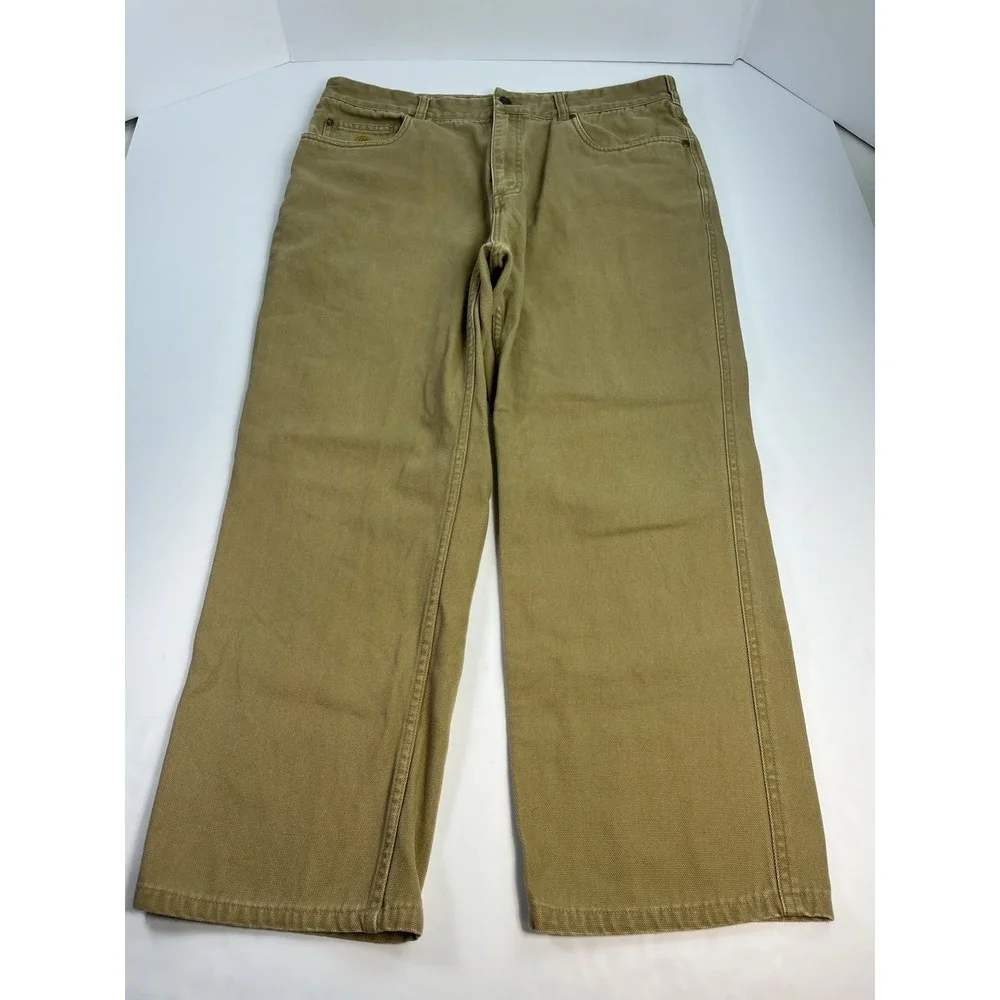 Beretta Jeans Men's Size 38 / 36x26 Relaxed Fit Straight Leg Khaki Tan Hunting